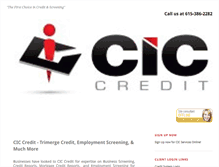 Tablet Screenshot of ciccredit.com